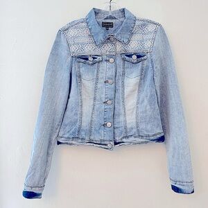 ASOS WEAREDENIM Women’s Jacket w/Southwestern Cowgirl Rustic Chic Design Sz 6/8